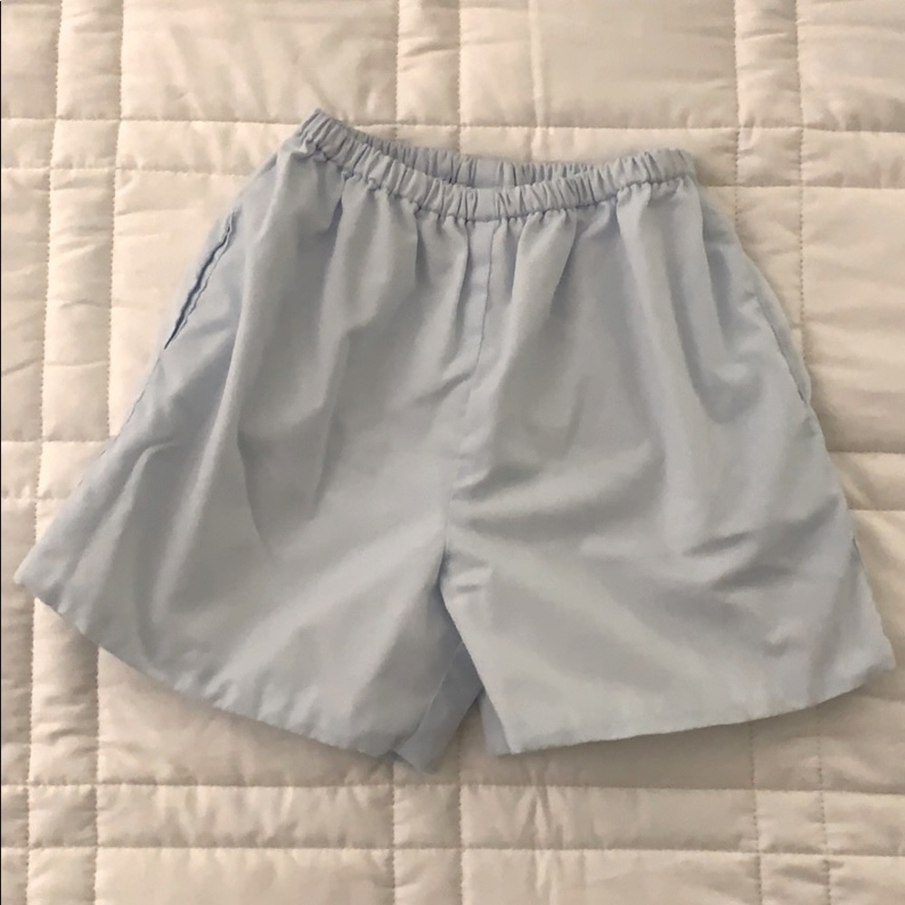 Little Boys Blue Dress Shorts